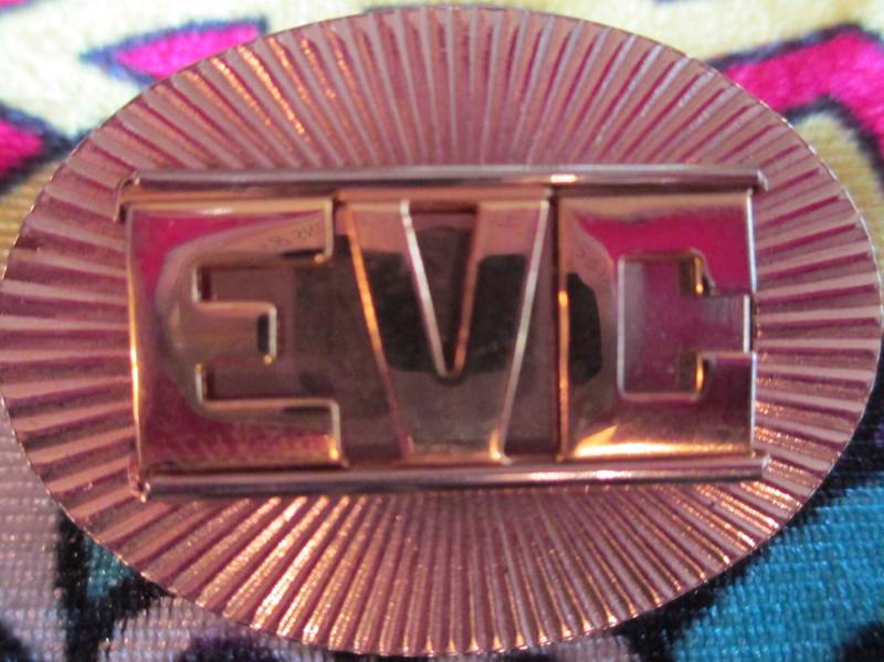 Schal Clip Monogramm Initialen "Evc" Goldton Vintage Schal Clip Monogramm Initialen "Evc" Goldton Vintage von audreymivey