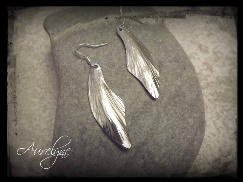 Elfen-Hochzeitsohrringe Aus Edelstahl, Psyll-Bambusblätter Oder -Federn, Elfenfeen-stil, Verschlüsse 925Er Silber Elfen-Hochzeitsohrringe Aus Edelstahl, Psyll-Bambusblätter Oder -Federn, Elfenfeen-stil, Verschlüsse 925Er Silber von aurelynebijoux