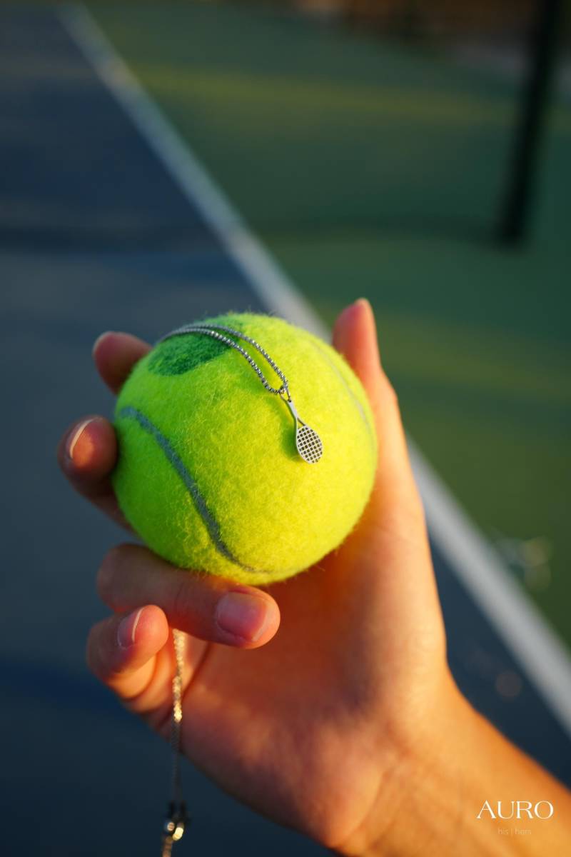 Tennis Racket Necklace | Sports Jewelry For Lovers Sterling Silver Pendant Player Gift Women & Men Tennis Racket Necklace | Sports Jewelry For Lovers Sterling Silver Pendant Player Gift Women & Men von auroeu