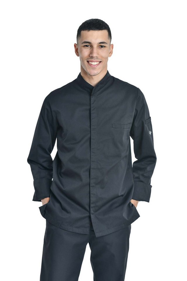 aurora Objektwäsche Kochjacke Vin schwarz M von aurora Objektwäsche