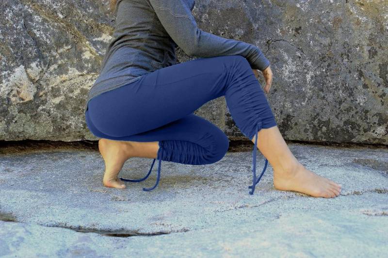 Verstellbare Leggings - Damen Plus Größe Schwarze Unterteile Leggings- Urban Hippie Pixie von aurorawear1