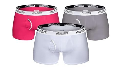 aussieBum Men's Bamboo Trunks Essential Bamboo | Ultra-Soft Feel | Moisture-Wicking | Access Fly Pouch | 3 Pack (DE/NL/SE/PL, Alphanumerisch, S, Regular, Regular, 3 Pack Pastel) von aussieBum