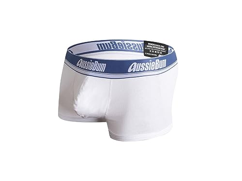 aussieBum Men's Push-up Underwear WonderJock WJ PRO Trunks (S, White) von aussieBum