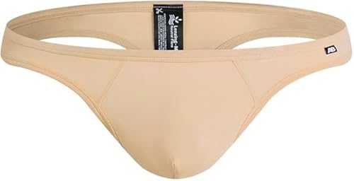 aussieBum Micro Modal Men's Thong Slick | Ultra-Soft Modal G-String Men Tanga | Moisture-Wicking Viscose Underwear (DE/NL/SE/PL, Alphanumerisch, L, Regular, Regular, Nude) von aussieBum