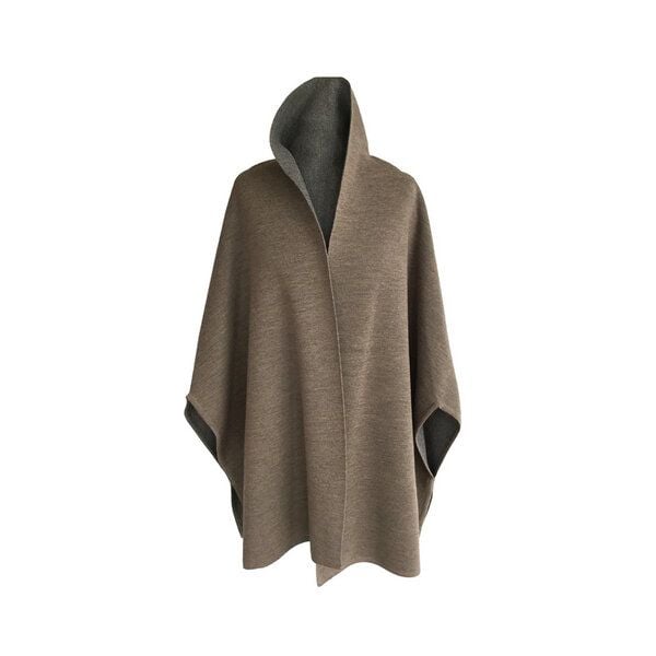 austriandesign.at MantelCape reversibel aus extrafeiner Merinowolle von austriandesign.at