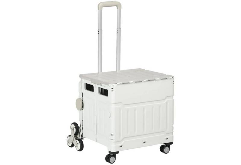 autolock Einkaufstrolley Einkaufswagen,Einkaufstrolley,Treppensteiger Mobile Transportbox, klappbar,Teleskopgriff, bis max. 65 Kilo belastbar von autolock