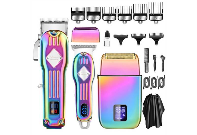 autolock Haar- und Bartschneider Haarschneidemaschine,Haarschneider Kit,Profi Haarschneider, Akku-Friseur,Bartschneider,Elektrorasierer Set Pflegesets Wasserdicht von autolock