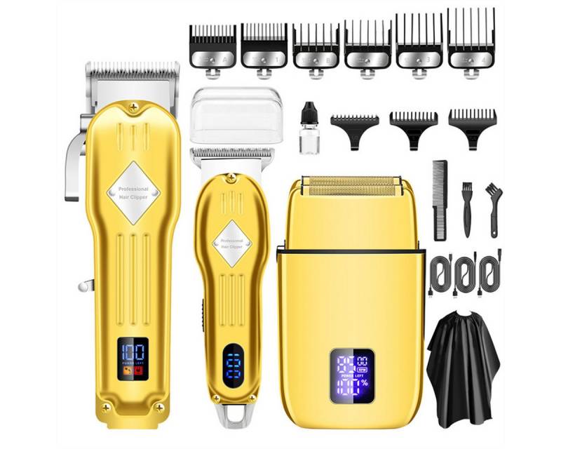 autolock Haar- und Bartschneider Haarschneidemaschine,Haarschneider Kit,Profi Haarschneider, Akku-Friseur,Bartschneider,Elektrorasierer Set Pflegesets Wasserdicht von autolock