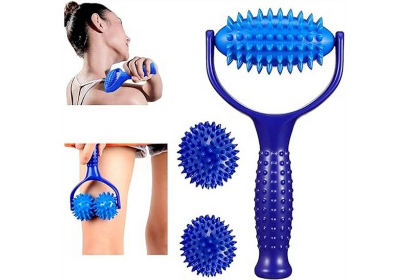 autolock Massageroller 3 StüCke MassagebäLle Massage Roller, Massageroller mit Noppen von autolock