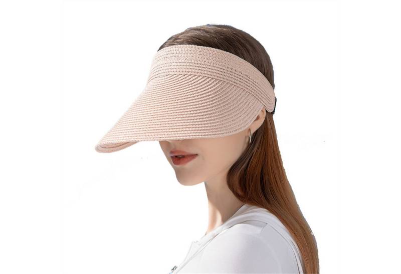autolock Sonnenhut Sonnenhut Damen mit großer Krempe Faltbar Visor Cap Strohhut von autolock