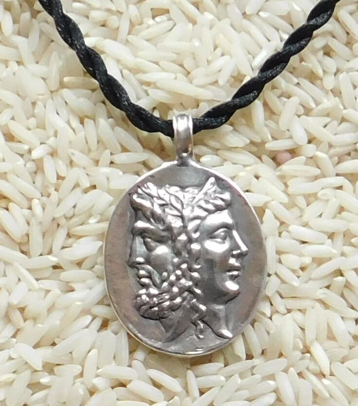 sterling Silber Anhänger, Janus Gott Des Neuanfangs sterling Silber Anhänger, Janus Gott Des Neuanfangs von averidesigns