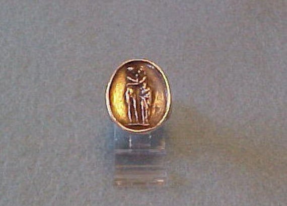 sterling Silber Cameo-Liebhaber-Ring von averidesigns