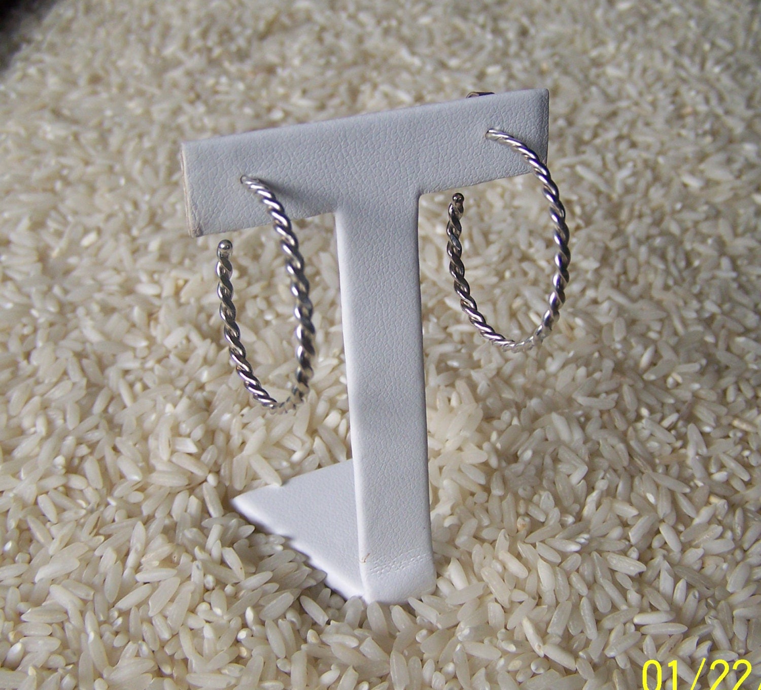 sterling Silber Twist Creolen von averidesigns