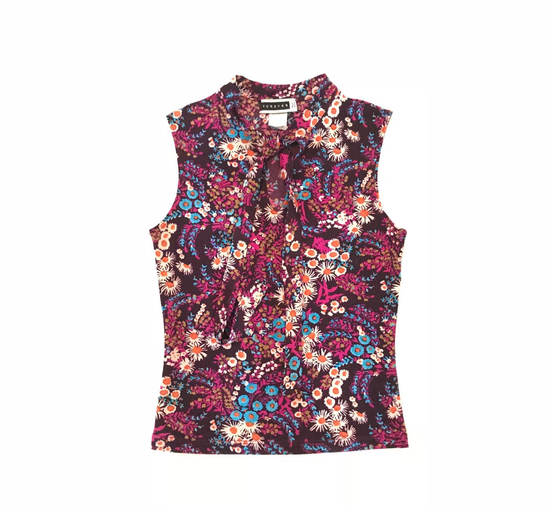 Vintage Marron Blumen Tank Vintage Marron Blumen Tank von avintagecamper