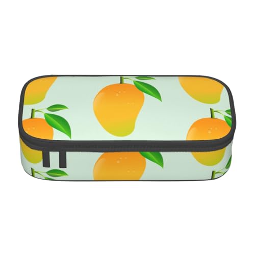 Federmäppchen, großes Fassungsvermögen, Stifttasche, Make-up-Tasche für Mädchen, Jungen, Schule, Büro und Reisen, Mango, Einheitsgröße, Schulranzen von avlyn