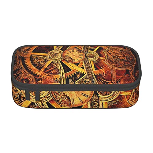 avlyn Federmäppchen mit Pokerturniermotiv, große Kapazität, Stifttasche, Make-up-Tasche für Mädchen, Jungen, Schule, Büro und Reisen, Coole Steampunk-Getriebe, Einheitsgröße, Schulranzen avlyn Federmäppchen mit Pokerturniermotiv, große Kapazität, Stifttasche, Make-up-Tasche für Mädchen, Jungen, Schule, Büro und Reisen, Coole Steampunk-Getriebe, Einheitsgröße, Schulranzen von avlyn