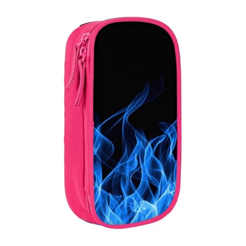 avlyn Federmäppchen mit blauer Flamme, großes Fassungsvermögen, Stifttasche, Make-up-Tasche für Mädchen, Jungen, Erwachsene, Schule, Büro und Reisen, rose, Einheitsgröße, Schulranzen von avlyn