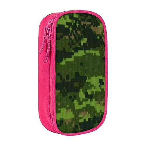 avlyn Federmäppchen mit digitalem Camouflage-Muster, großes Fassungsvermögen, Federmäppchen, Make-up-Tasche für Mädchen, Jungen, Erwachsene, Schule, Büro und Reisen, rose, Einheitsgröße, Schulranzen von avlyn