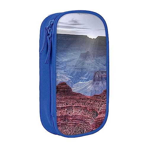 avlyn Grand Canyon Federmäppchen, großes Fassungsvermögen, Stifttasche, Make-up-Tasche für Mädchen, Jungen, Erwachsene, Schule, Büro und Reisen, blau, Einheitsgröße, Schulranzen von avlyn