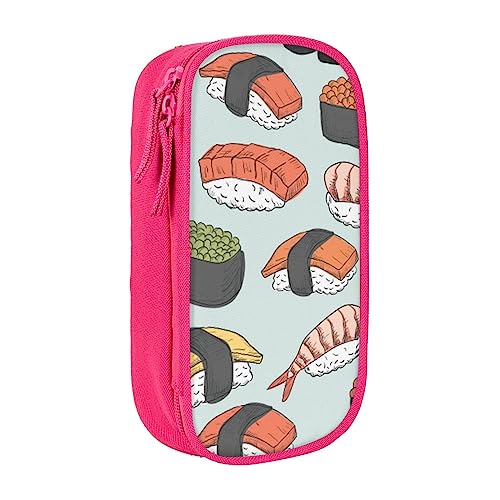 avlyn Sushi-Federmäppchen, großes Fassungsvermögen, Stifttasche, Make-up-Tasche für Mädchen, Jungen, Erwachsene, Schule, Büro und Reisen, rose, Einheitsgröße, Schulranzen von avlyn