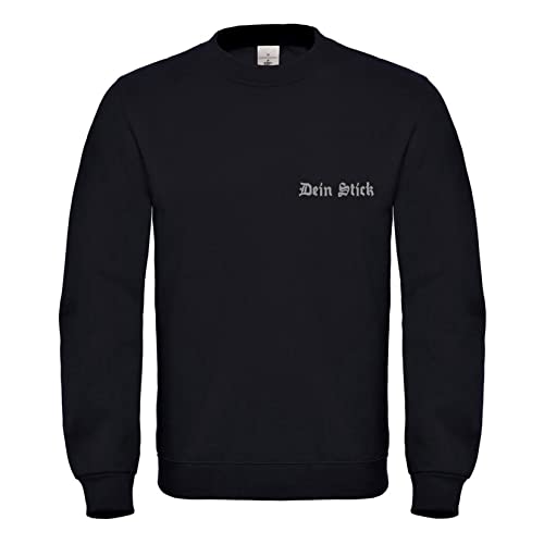 Gewünschter Text auf Sweatshirt personalisiert Bestickt 6186 -SW von avstickerei