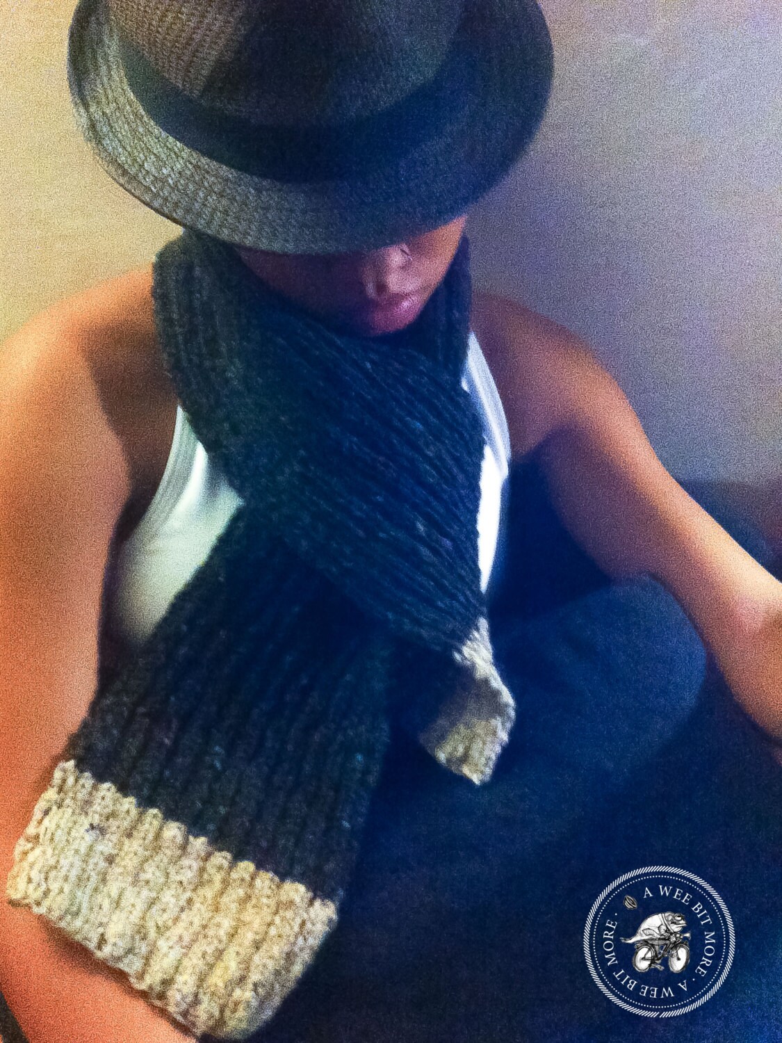Ernte Dreh Muffler, Tweed Schal Ernte Dreh Muffler, Tweed Schal von aweebitmore