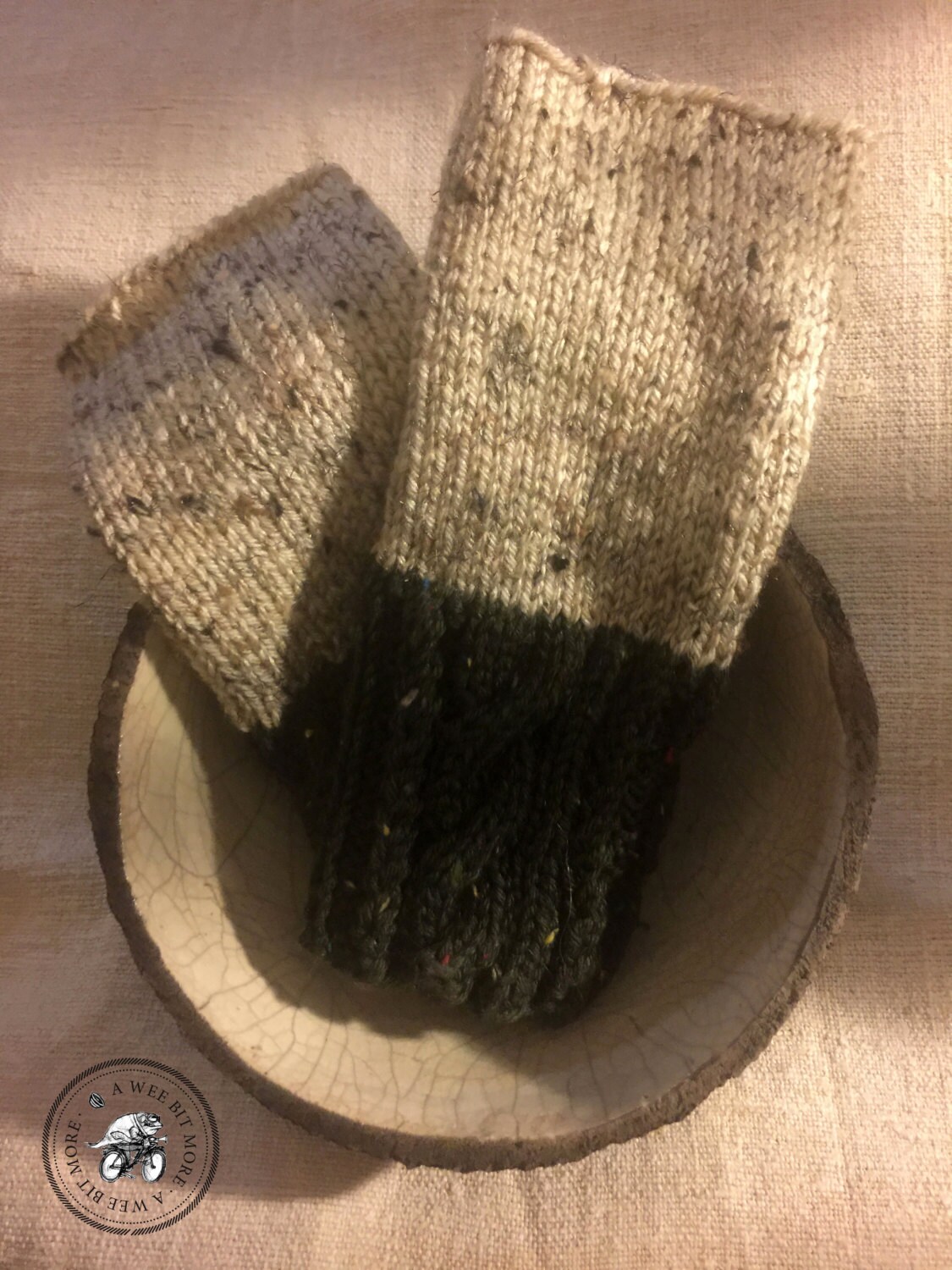 Wald Tweed Fingerlose Handschuhe, Vegan Handschuhe Wald Tweed Fingerlose Handschuhe, Vegan Handschuhe von aweebitmore