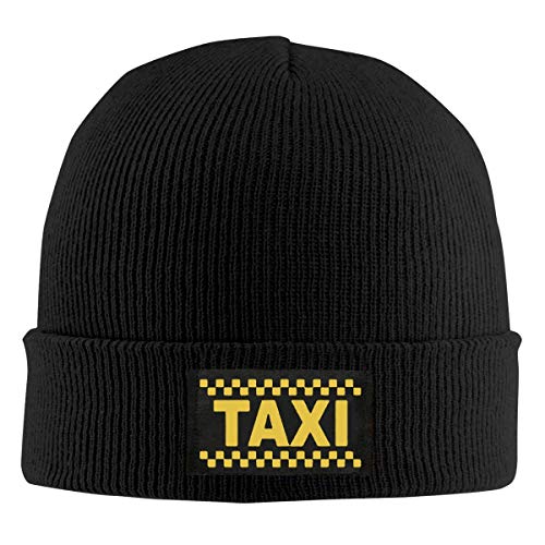 awertaweyt Skull Hats Cap Beaniemütze Mütze Skimütze Mütze Taxi Driver Cab Unisex Warm Winter Hat Knit Beanie Skull Cap Cuff Beanie Hat Winter Hats von awertaweyt