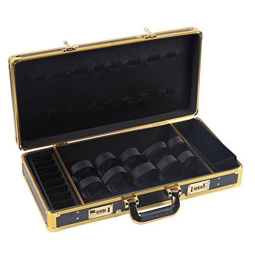 awolsrgiop Friseurtaschen, 55x27x10cm Friseur Werkzeugkasten Mit Codeschloss, Barber Tragetasche Haarschneider Werkzeugtasche Organizer, Detailer Haarschneider Barber Set (Schwarz) von awolsrgiop
