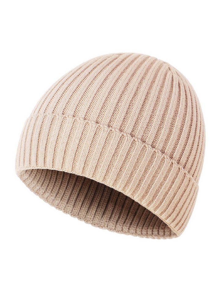 axy Beanie Kinder Rippstrick Mütze mit breitem Umschlag Winter für 1–6 Jahre. Kindermütze für Jungen Mädchen Kleinkind Unisex von axy