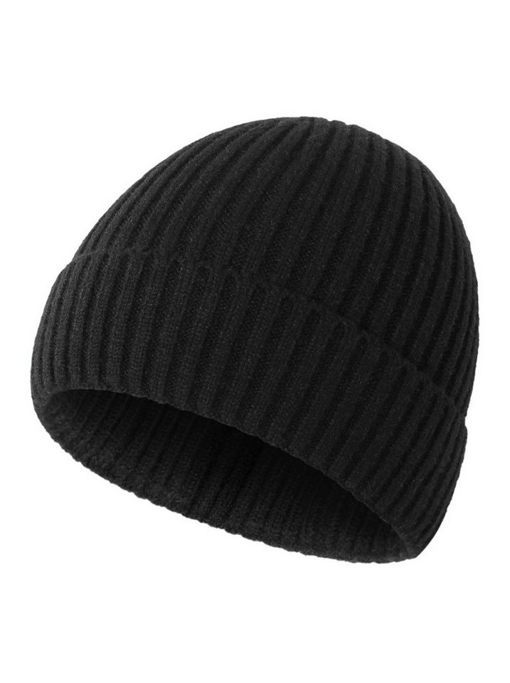 axy Beanie Kinder Rippstrick Mütze mit breitem Umschlag Winter für 1–6 Jahre. Kindermütze für Jungen Mädchen Kleinkind Unisex von axy