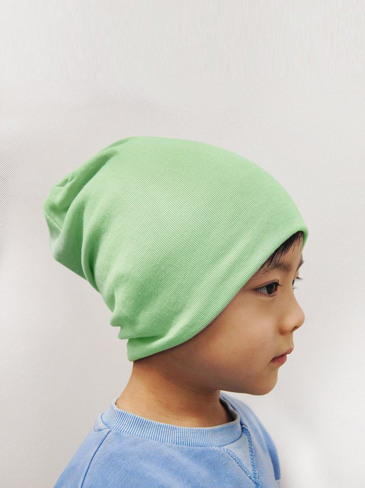 axy Beanie Kinder Slouch Beanie Long Mütze 1-5 Jahren Mütze für Jungen Mädchen Kleinkind Unisex Unifarbe von axy