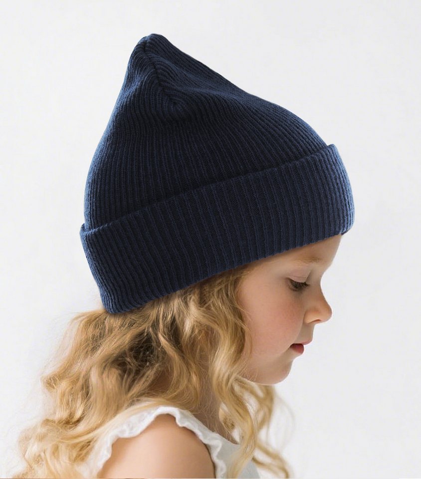 axy Beanie Kinder Winter Rippstrick Beanie Strickmütze Wintermütze 1-5 Jahren Kindermütze für Jungen Mädchen Kleinkind Unisex Unifarbe von axy
