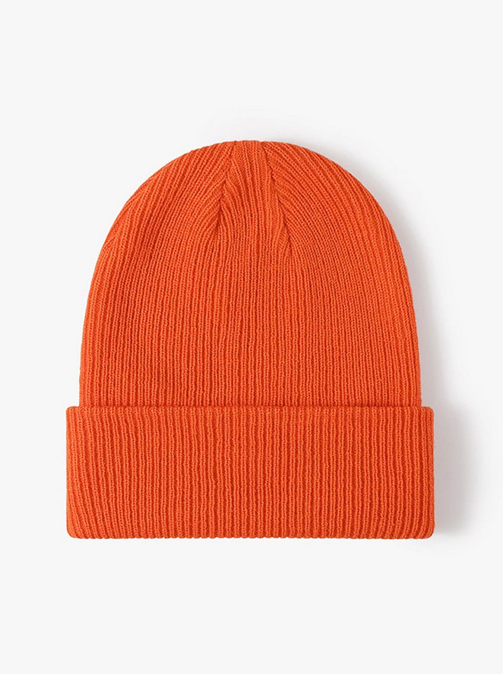 axy Beanie Kinder Winter Rippstrick Beanie Strickmütze Wintermütze 1-5 Jahren Kindermütze für Jungen Mädchen Kleinkind Unisex Unifarbe von axy