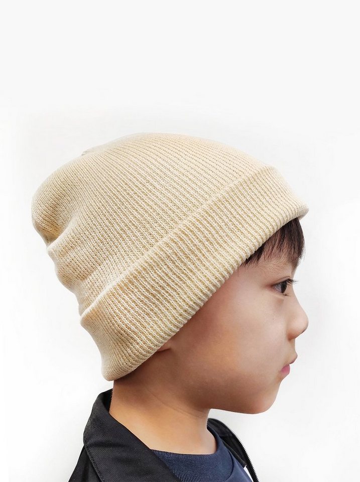 axy Beanie Kinder Winter Strickmütze Beanie Wintermütze Mütze 1-5 Jahren Kindermütze für Jungen Mädchen Kleinkind Unisex Unifarbe von axy