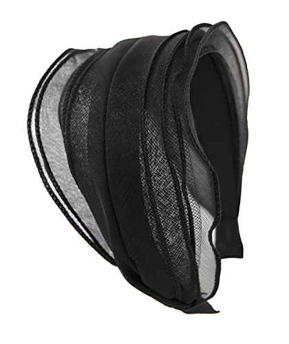 axy Breiter Haarreif in modischem Design Stirnband Vintage Haarschmuck Damen Haarreifen HRM2 (Schwarz) von axy