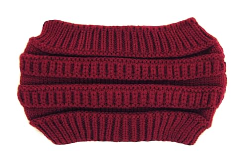 axy Damen Strick Haarband Winter Stirnband, Headband gestrickt Haarbänder HBW4 (Rot) von axy