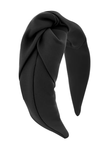 axy Eleganter Haarreif in modischem Design - Wunderschön Haarreifen Damen Stirnband Haarschmuck HRM3 (Schwarz) von axy