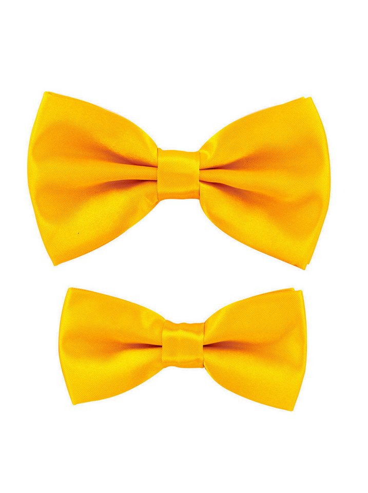 axy Fliege Fliegen Set für Vater und Sohn (2er Set, 2-St., 1x Herrenfliege und 1x Kinderfliege) Partnerlook für Herren und Kinder 1-12 Jahre alt, Familien Outfit von axy