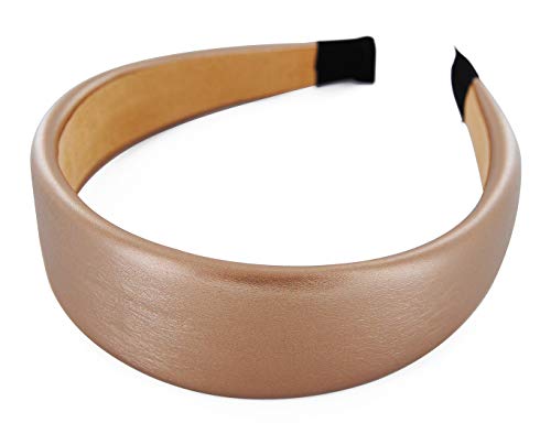 axy HR27C Classic Vintage Leder Haarreif SERIE 27C Leather Hair band (Gold) von axy