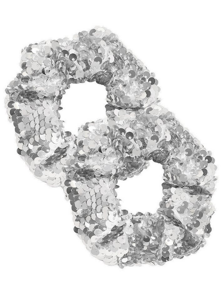 axy Haargummi Pailletten Haargummis Set Mädchen Damen Meerjungfrau, Doppelpack, 2-Teiliges Haargummis Set, elastisch glitzernd Zopfgummi Haarteil Haarband Zopfhalter von axy