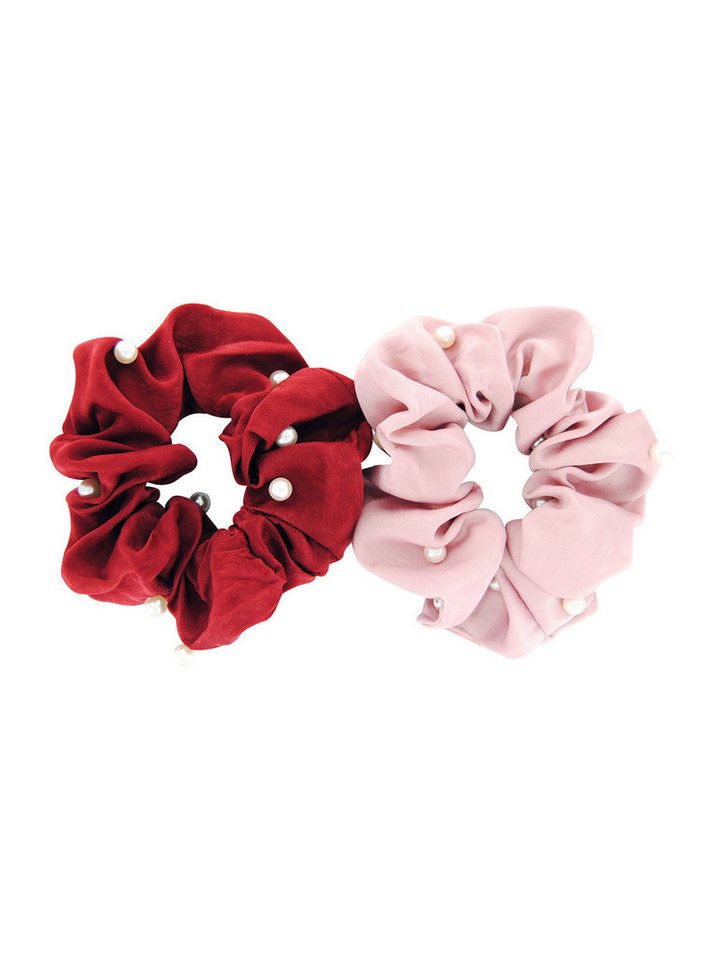 axy Haargummi XXL Scrunchie Haargummis mit Perlen Set, Doppelpack, 2-tlg., 2-Teiliges Scrunchies Haargummis Set, Damen Zopfgummi Haarteil Haarband Zopfhalter axy Haargummi XXL Scrunchie Haargummis mit Perlen Set, Doppelpack, 2-tlg., 2-Teiliges Scrunchies Haargummis Set, Damen Zopfgummi Haarteil Haarband Zopfhalter von axy