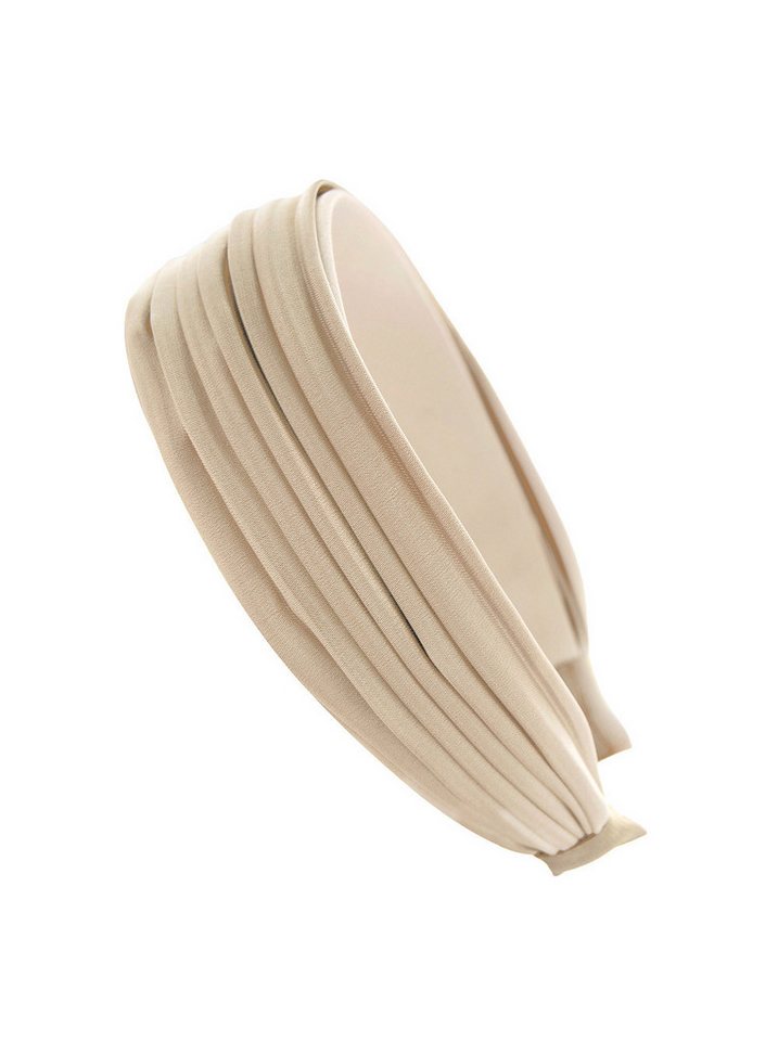 axy Haarreif Breiter Haarreif mit Falten-Design Wunderschön, Damen Breiter Haarreif Haarband Haarreifen von axy