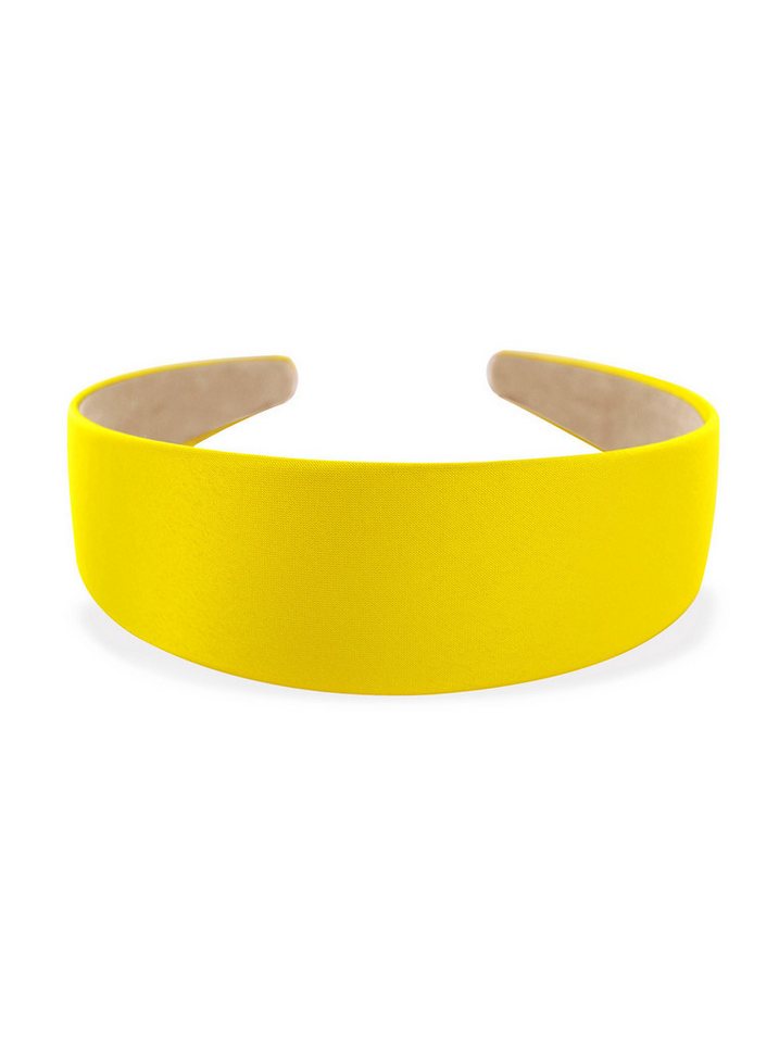 axy Haarreif Breiter Haarreif mit Satin bezogen, Vintage Klassik-Look Damen Haareifen Haarband von axy