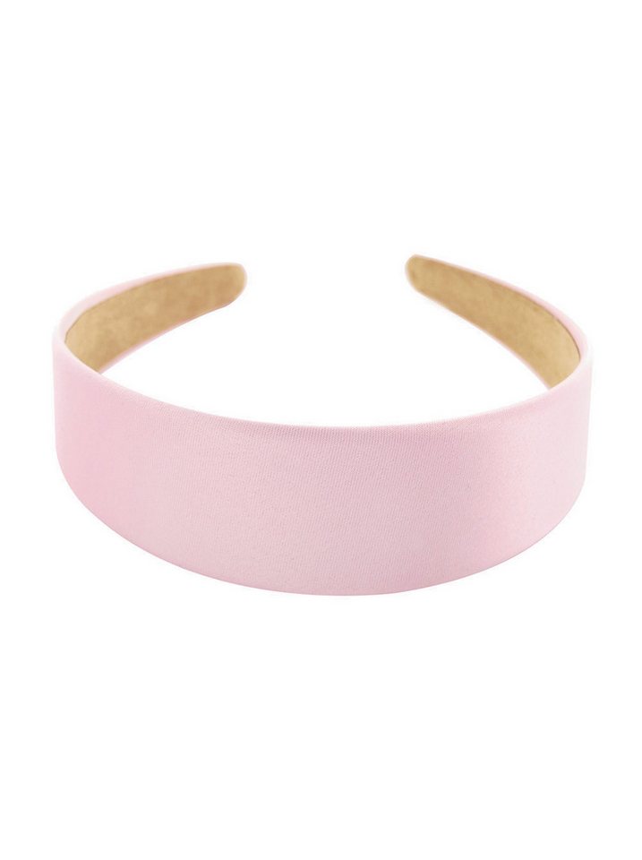 axy Haarreif Breiter Haarreif mit Satin bezogen, Vintage Klassik-Look Damen Haareifen Haarband von axy