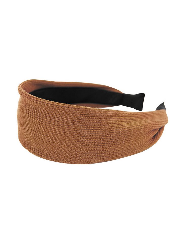 axy Haarreif Breiter aus geripptem Stoff elegant, Damen Breiter Haarreif Haarband Haarreifen von axy
