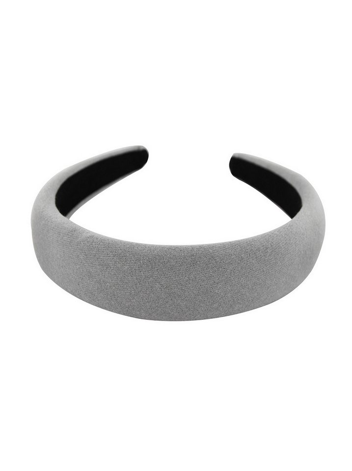 axy Haarreif eleganter Haarreif, Haarreif mit Flanell (Leder Optik), Vintage und modische Damen Haarband von axy