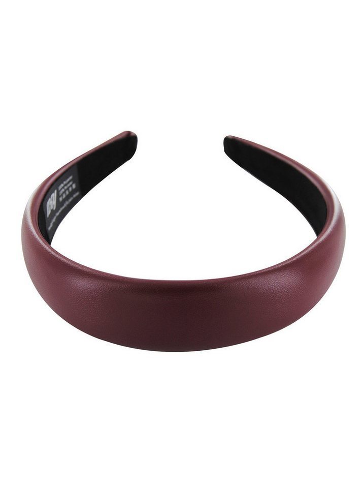 axy Haarreif Haarreif in Kunstleder Optik, Damen Haareifen Haarband von axy