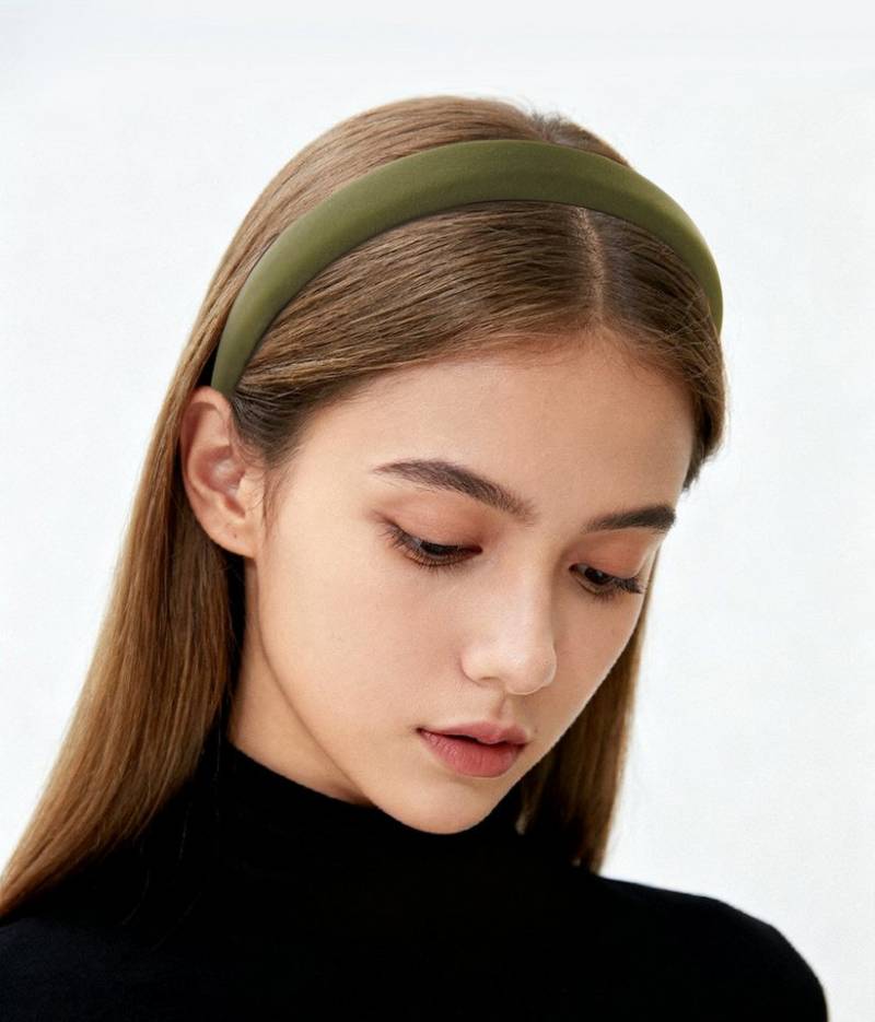 axy Haarreif Haarreif mit Stoff gepolstertes Candy Colours, Vintage Damen Haareifen Haarband von axy