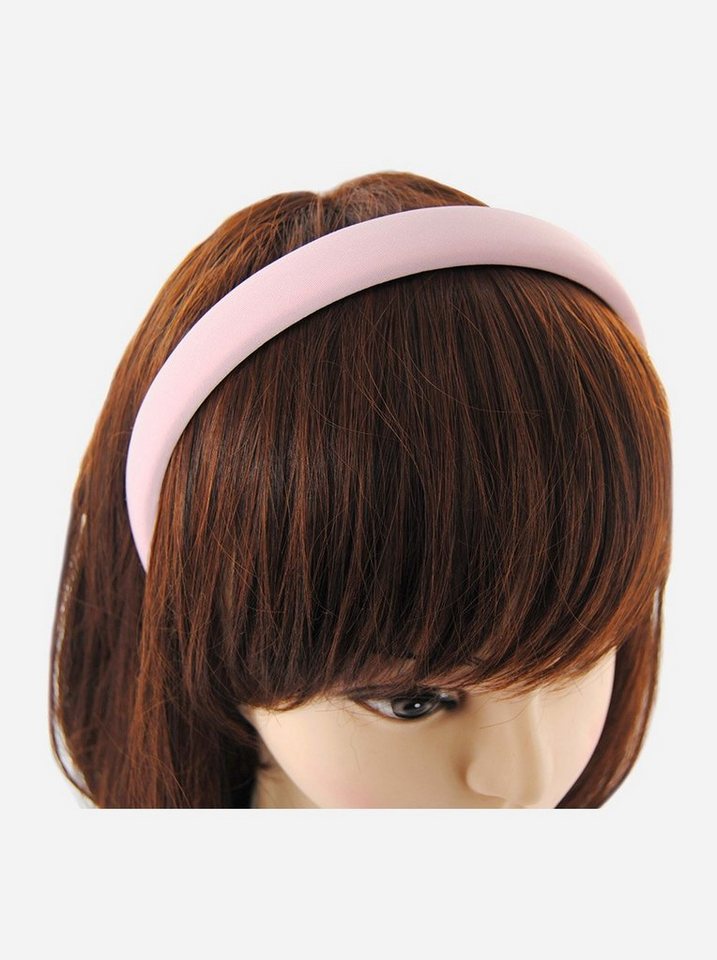 axy Haarreif Haarreif mit Stoff gepolstertes Candy Colours, Vintage Damen Haareifen Haarband von axy